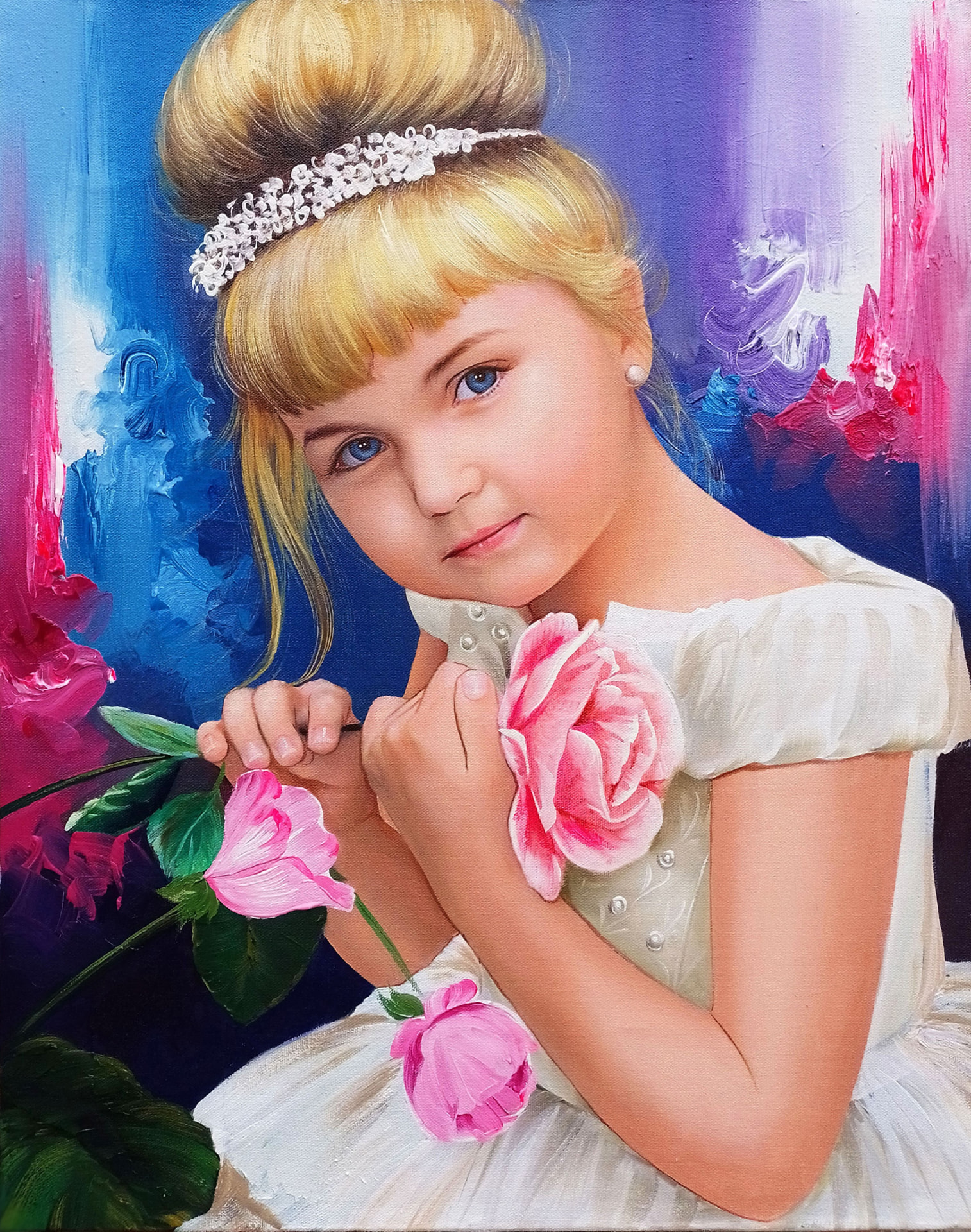Categoría Retratos — cuadros al óleo pintados a mano de Color & Estilo