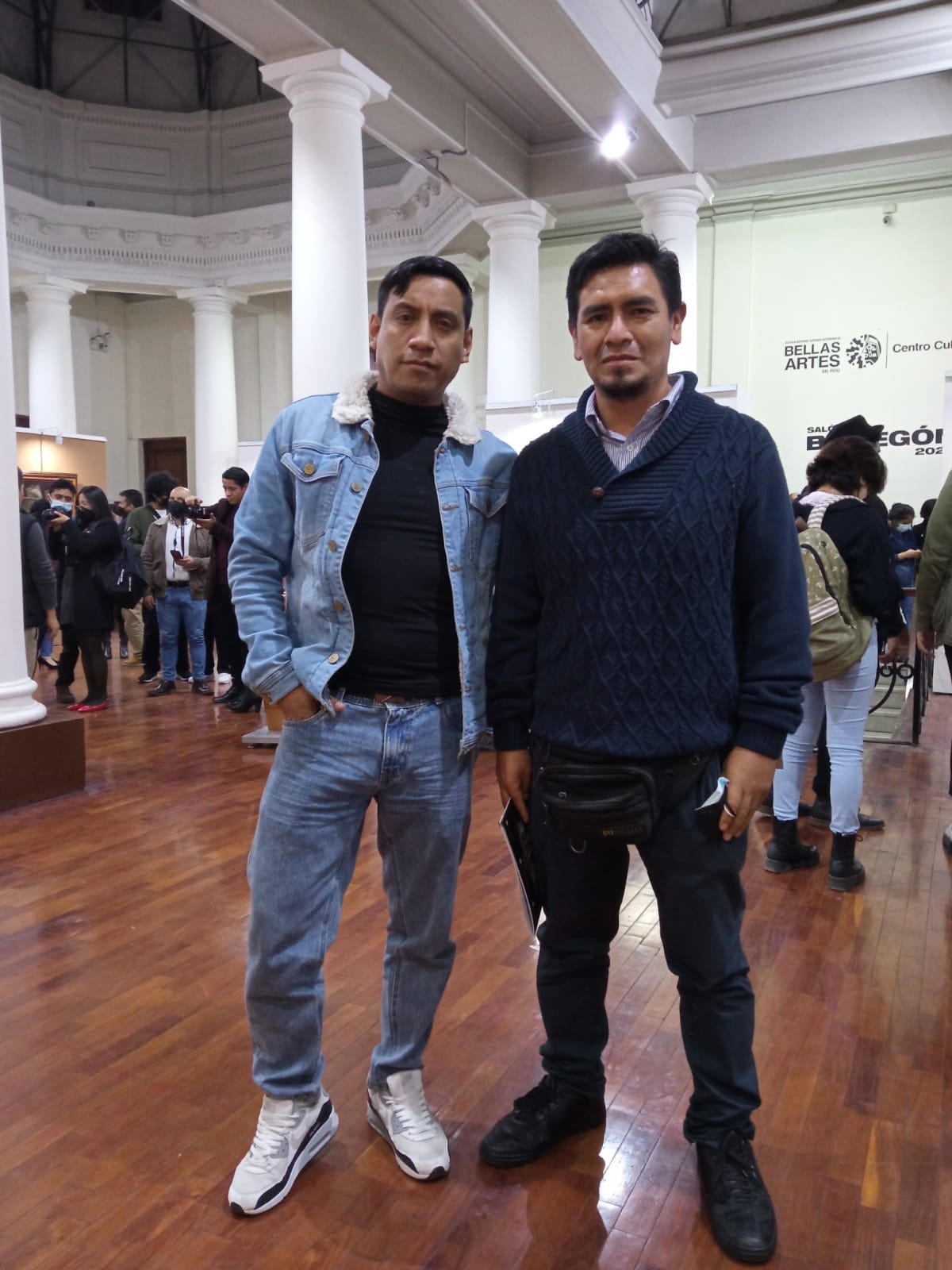 Freddy Carreño Martínez y Dennys Padilla Paitanmala en El Salón del Bodegón