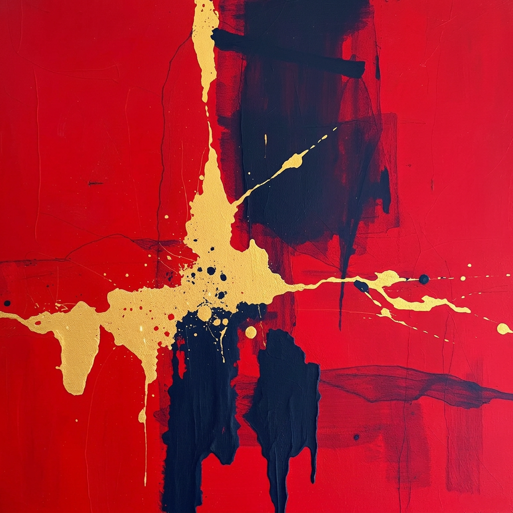 Pintura al óleo pintada a mano de la colección Color & Estilo