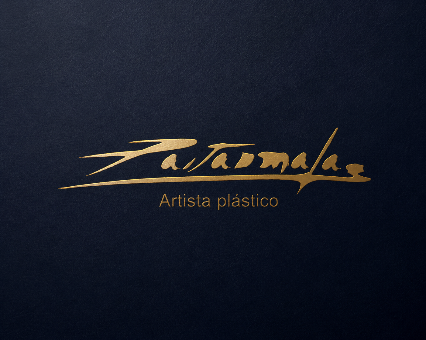 Firma de Paitanmala, artista plástico